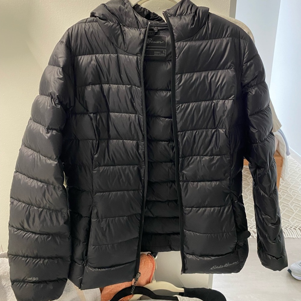 Eddie Bauer Black Puffer Jacket
